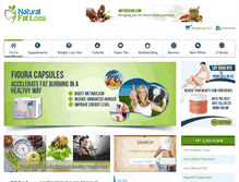 Tablet Screenshot of natural-fatloss.com